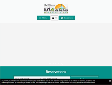 Tablet Screenshot of isladebanios.com